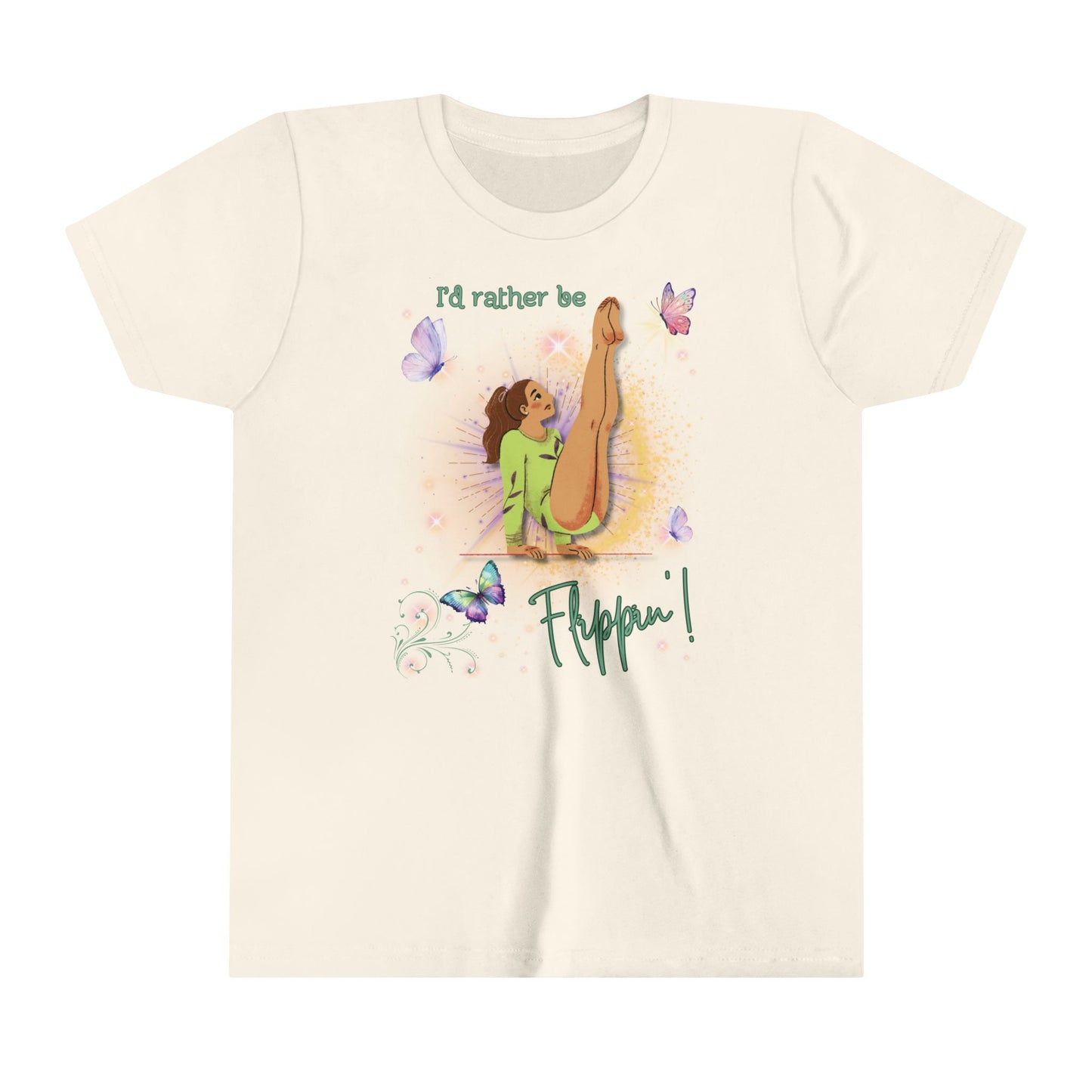 Flutter & Fly - "I'd Rather Be Flippin'!" Youth Tee