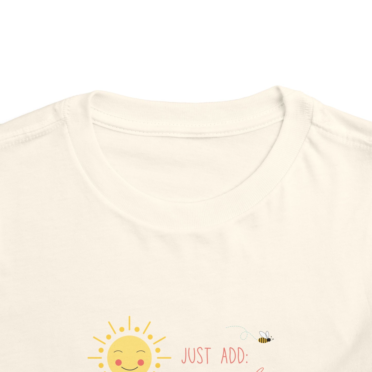 Toddler Tee - "Just Add Sun & Water" Gardening Bee Shirt