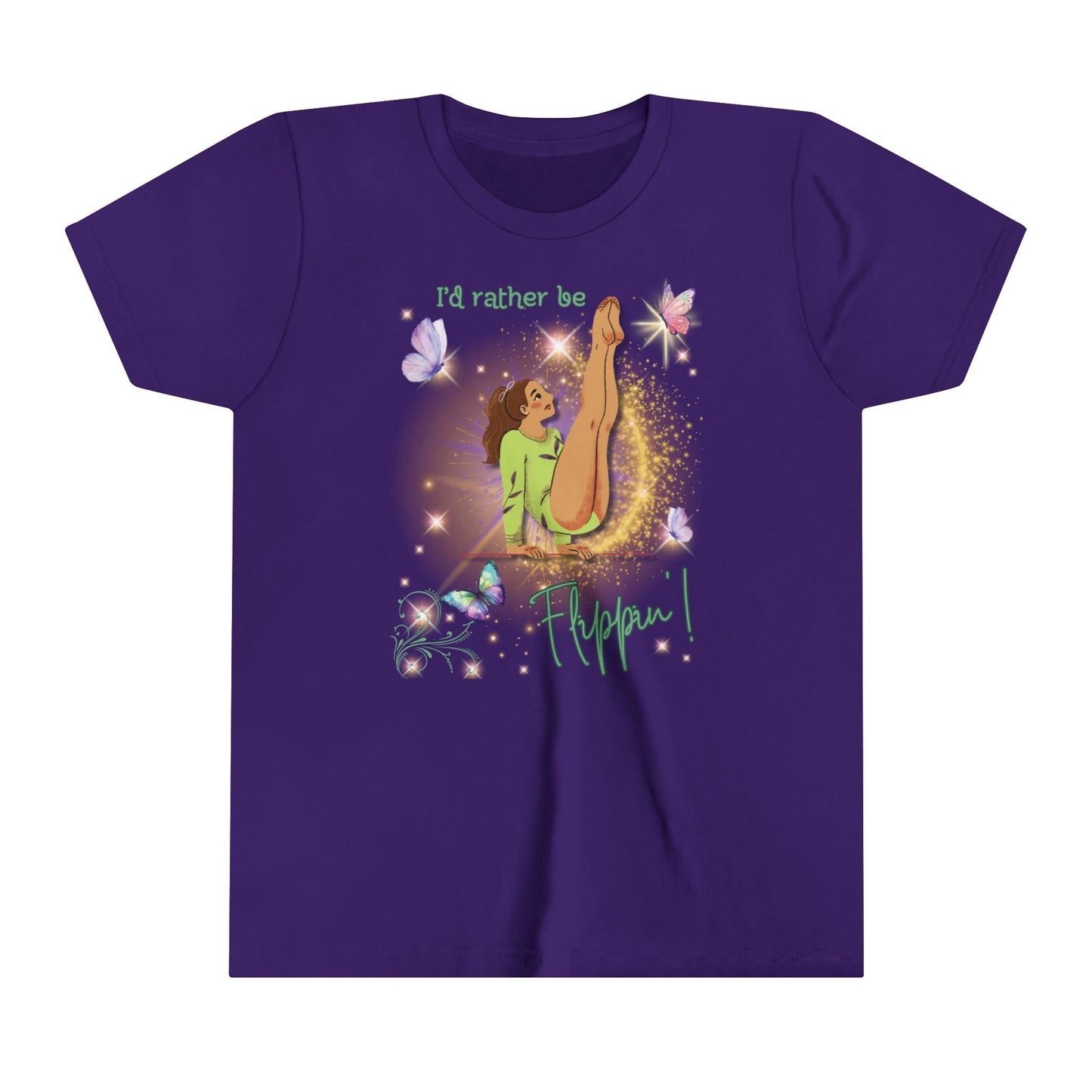 Flutter & Fly - "I'd Rather Be Flippin'!" Youth Tee