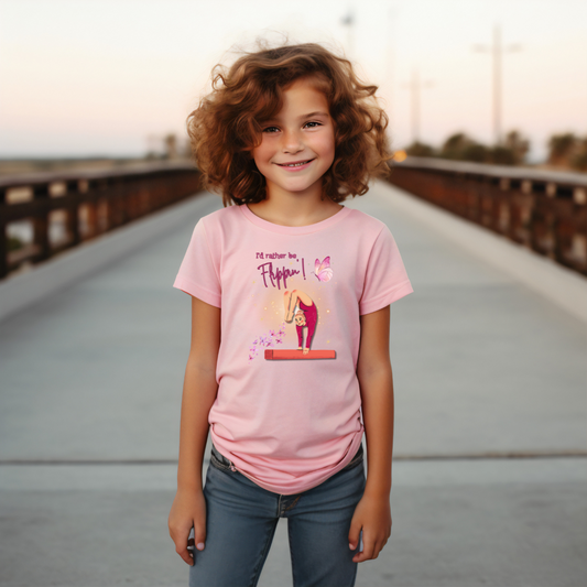 Butterfly Toes - "I'd Rather Be Flippin'!" Youth Tee