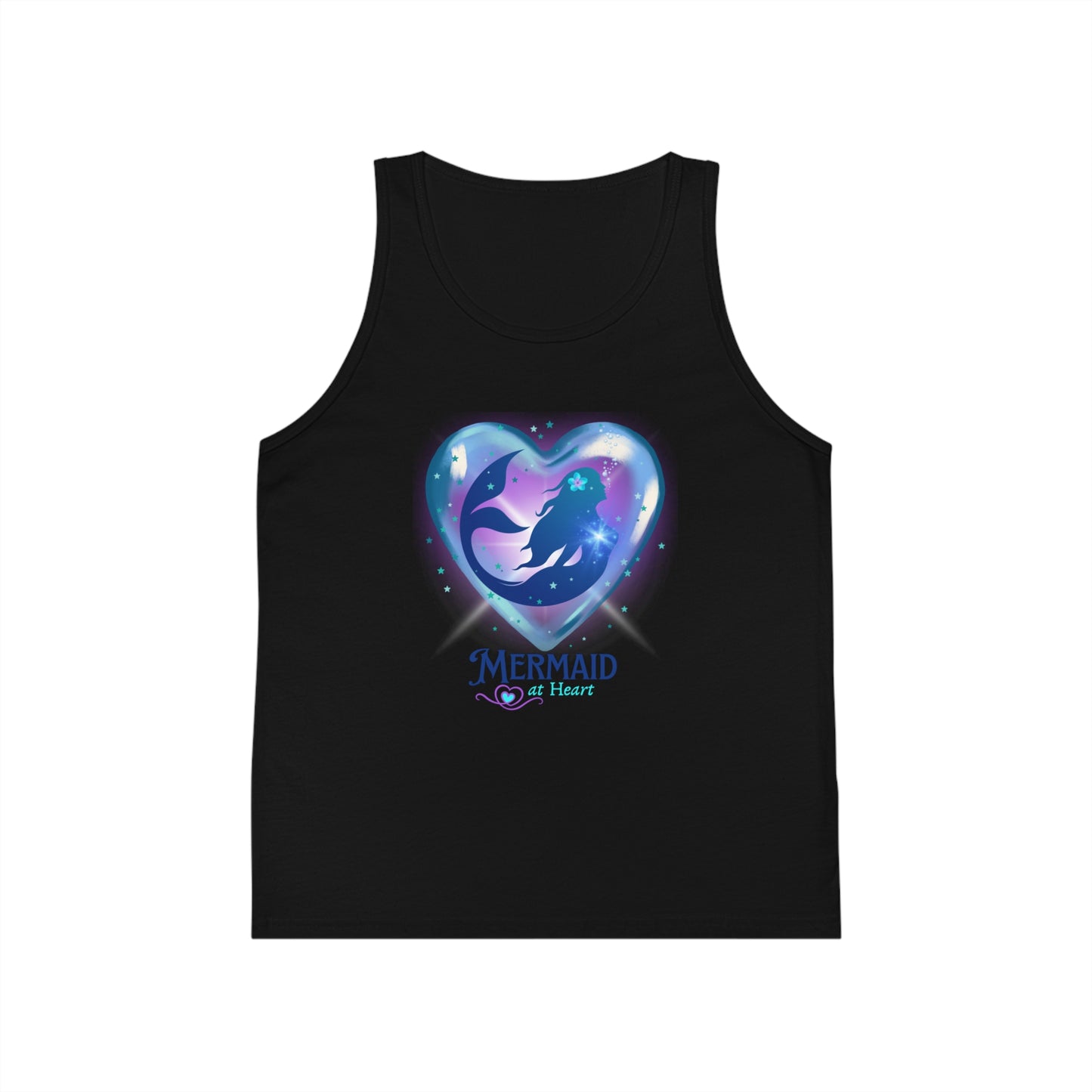 Kids Tank Top - Mermaid at Heart Design