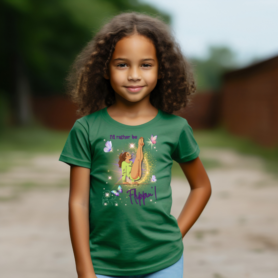 Flutter & Fly - "I'd Rather Be Flippin'!" Youth Tee