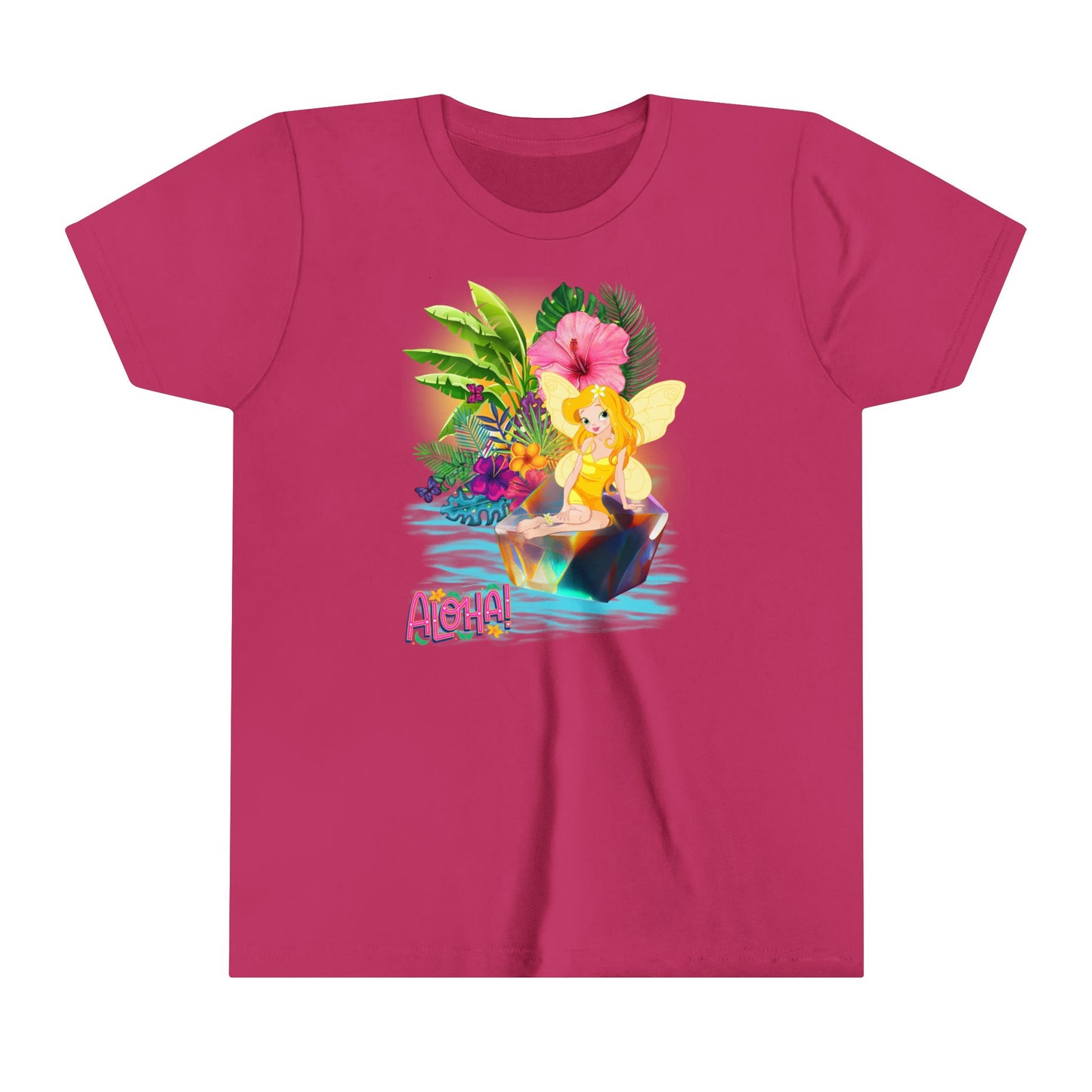 Youth Tee - "Aloha" Summer Fairy Design