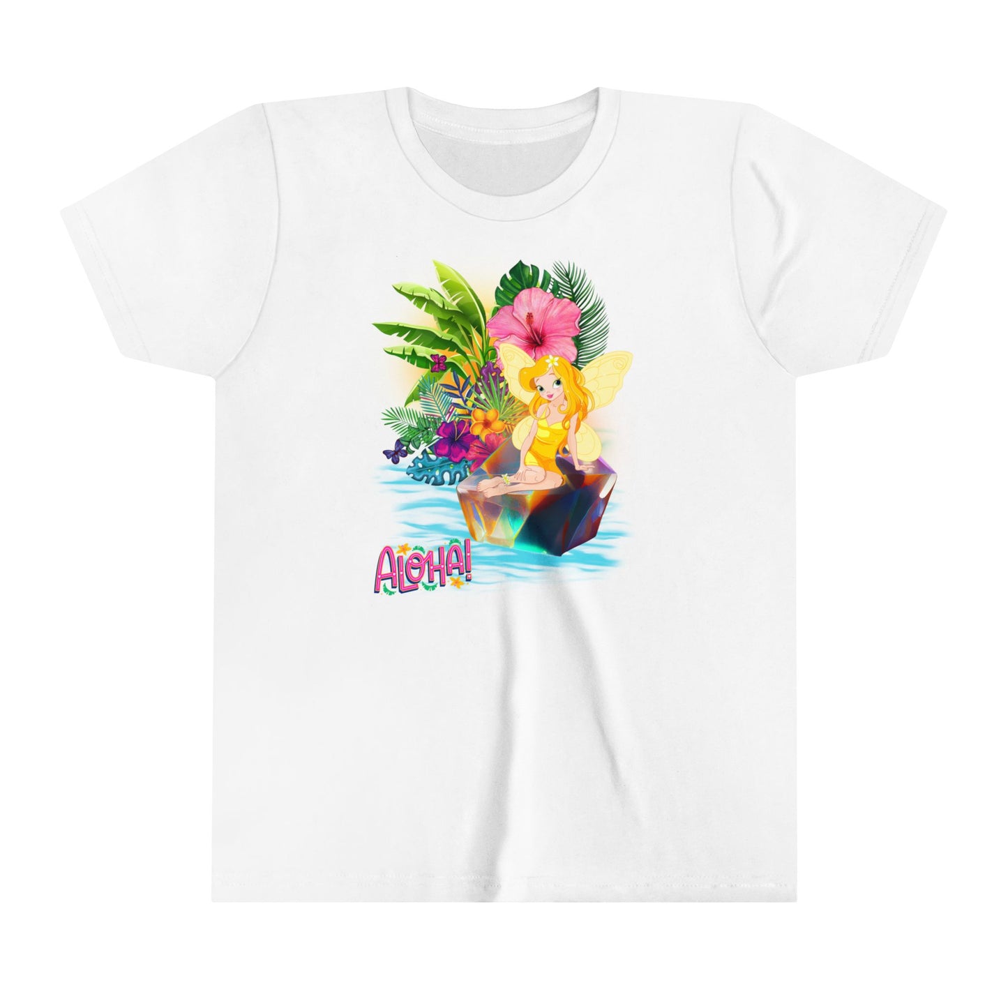 Youth Tee - "Aloha" Summer Fairy Design