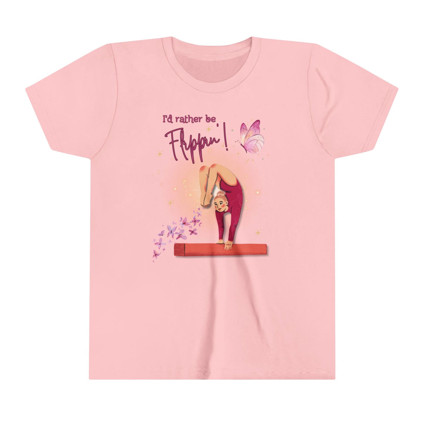 Butterfly Toes - "I'd Rather Be Flippin'!" Youth Tee