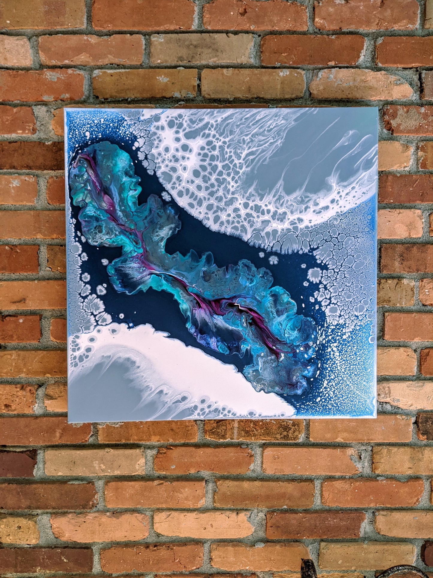 "Arctic Flow" Abstract Acrylic Painting